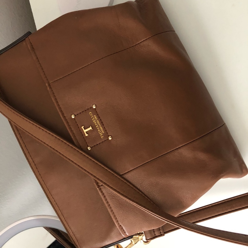 Brown Leather Crossbody Purse